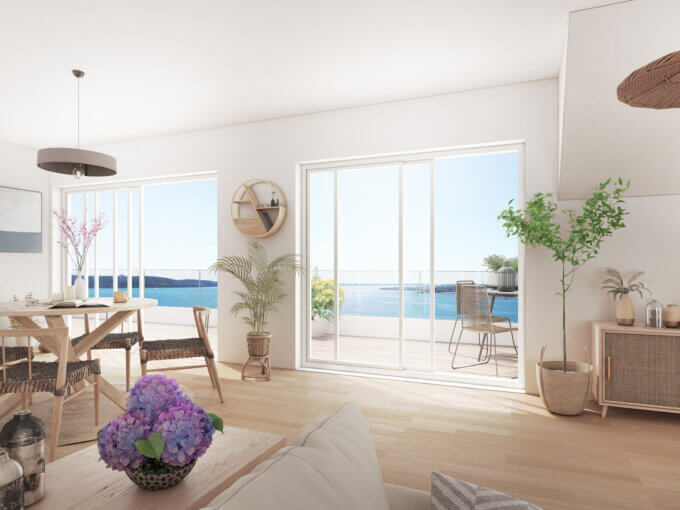 Appartement T3 neuf 71.65m2 VUE MER PERROS-GUIREC